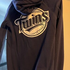 PINK Minnesota Twins Baseball Hooded Sweatshirt Size Medium